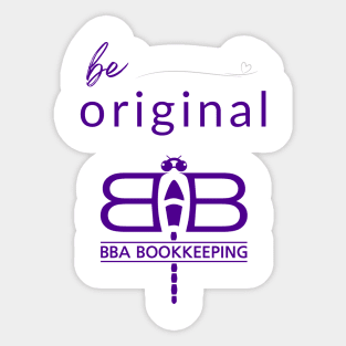 BBA Be Original Sticker